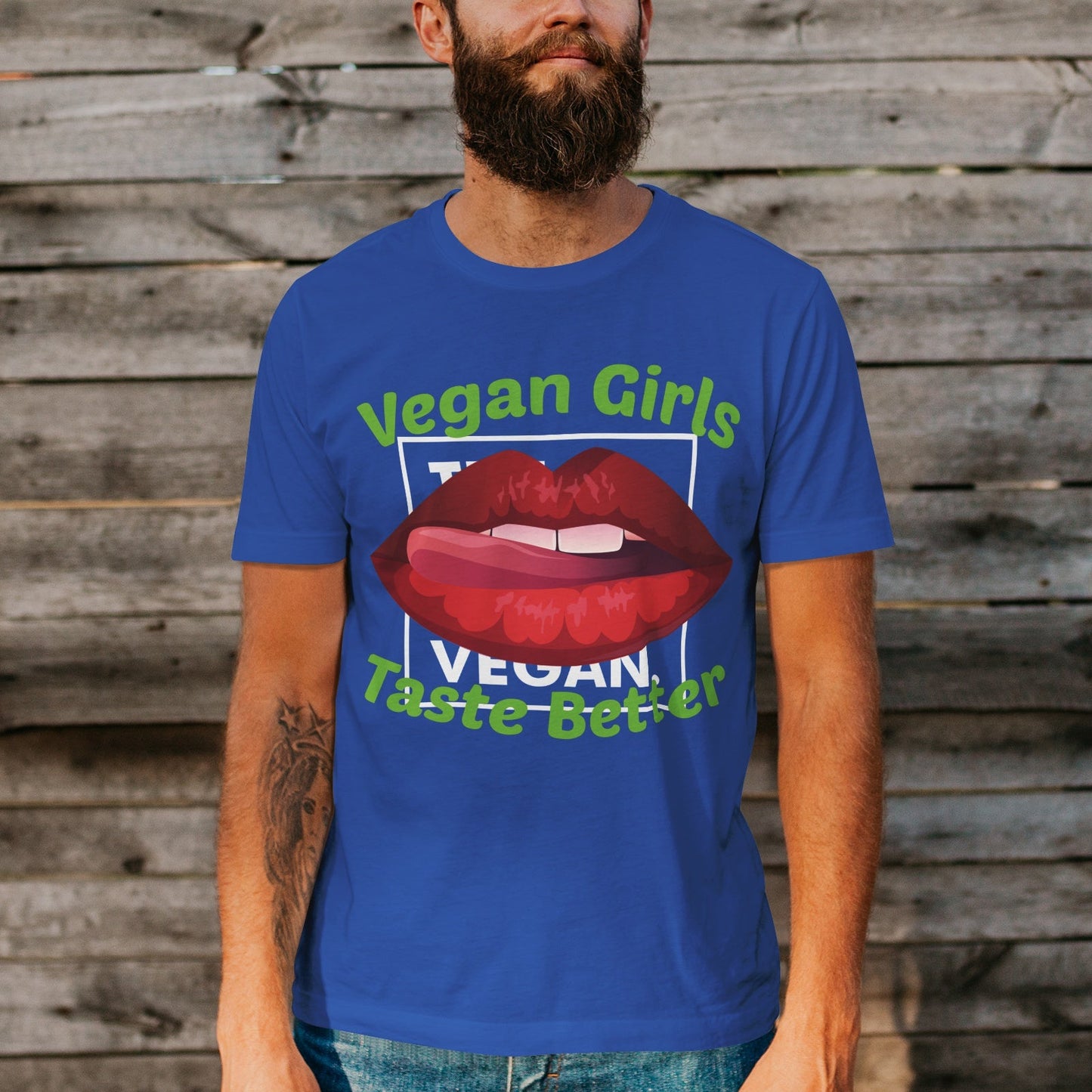Unisex Short Sleeve Crew Neck Cotton Jersey T-Shirt VEGAN 05