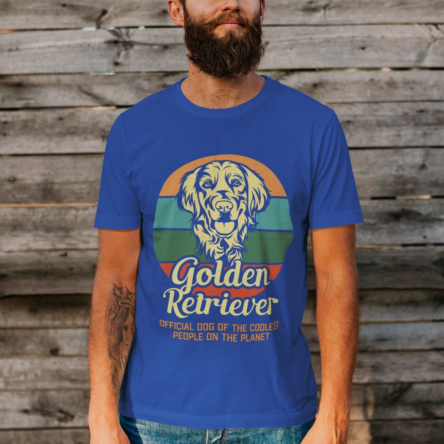 Unisex Short Sleeve Crew Neck Cotton Jersey T-Shirt DOG 29