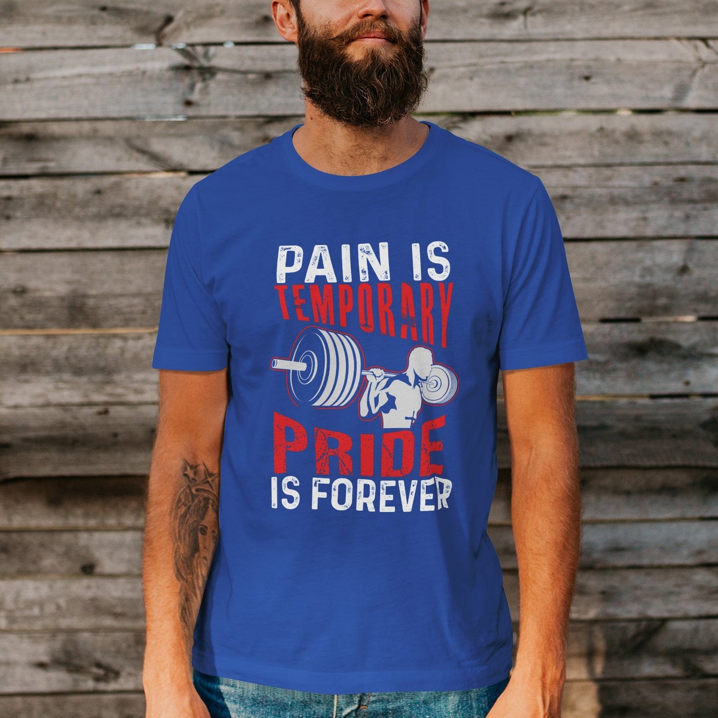 Unisex Short Sleeve Crew Neck Cotton Jersey T-Shirt Gym No. 01 - Tara-Outfits.com