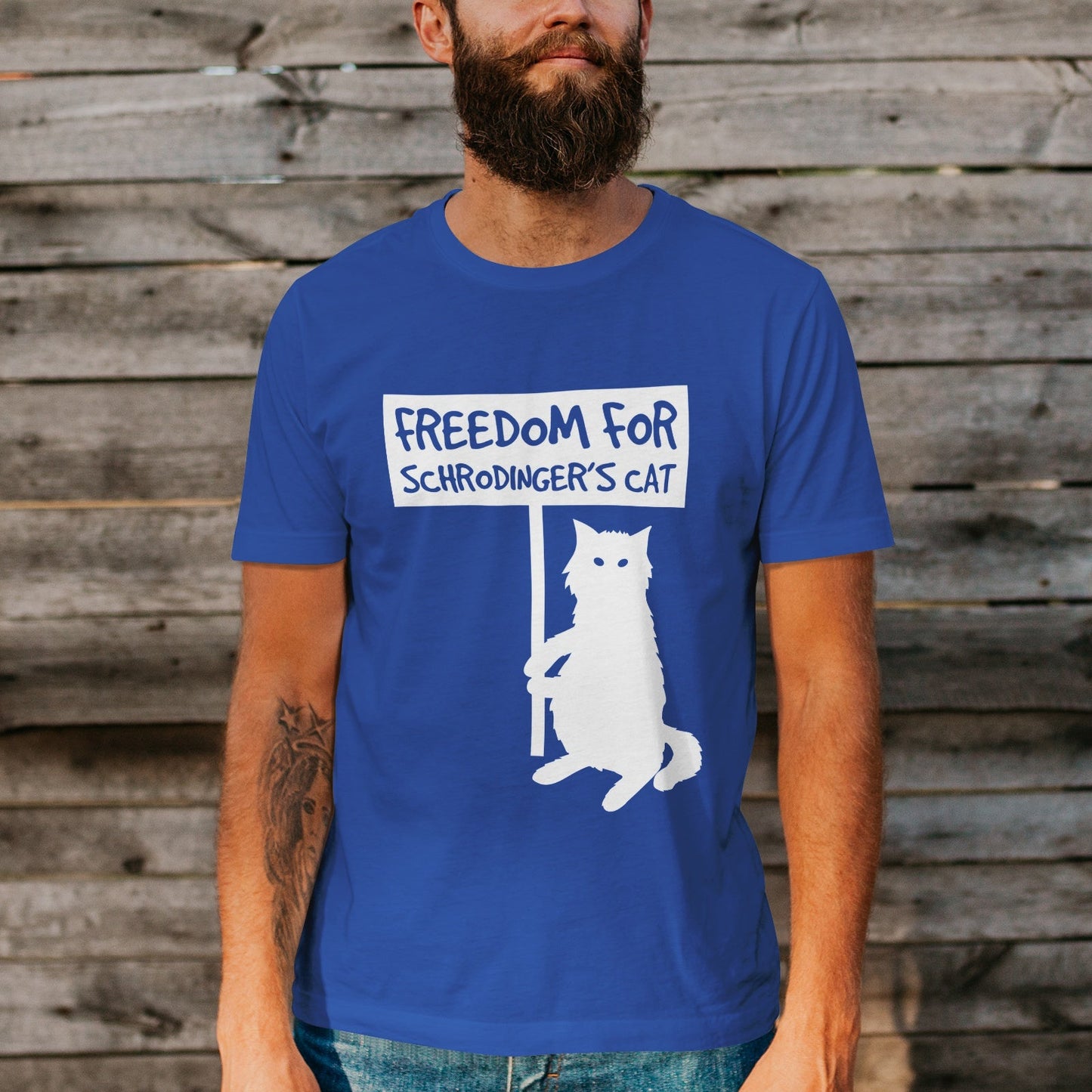 Unisex Short Sleeve Crew Neck Cotton Jersey T-Shirt CAT 44 - Tara-Outfits.com