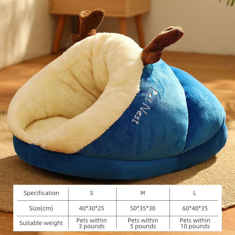 Pet Cat Dog Slipper Warm Kennel - DromedarShop.com Online Boutique