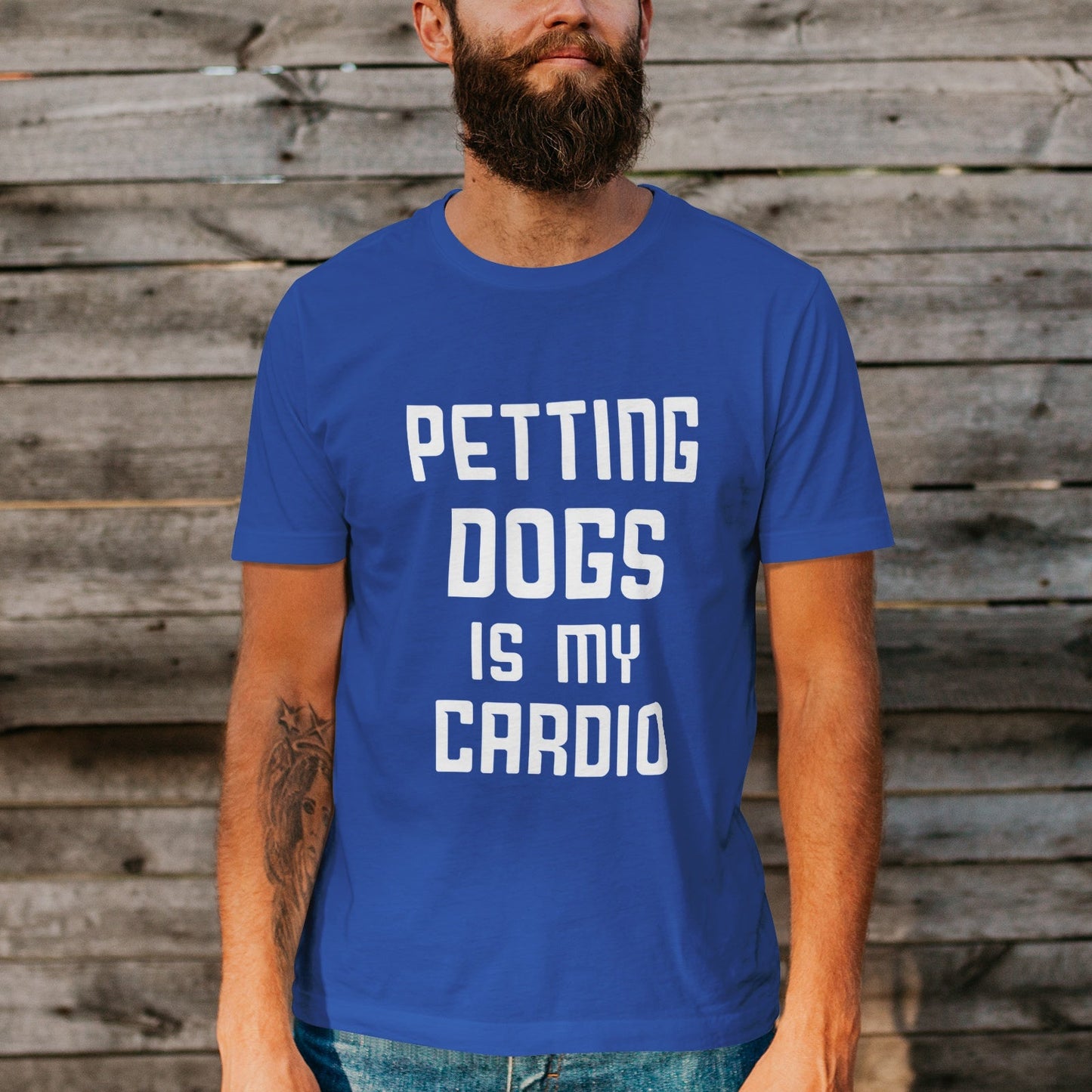 Unisex Short Sleeve Crew Neck Cotton Jersey T-Shirt DOG 24 - Tara-Outfits.com