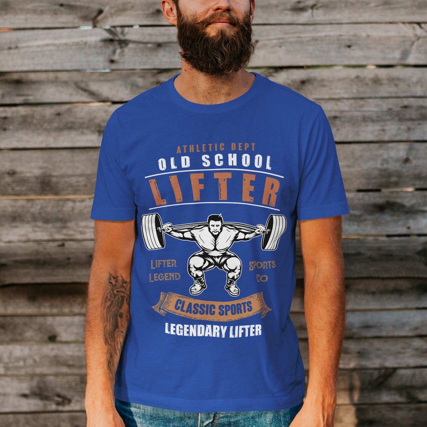 Unisex Short Sleeve Crew Neck Cotton Jersey T-Shirt Gym No. 36 - Tara-Outfits.com