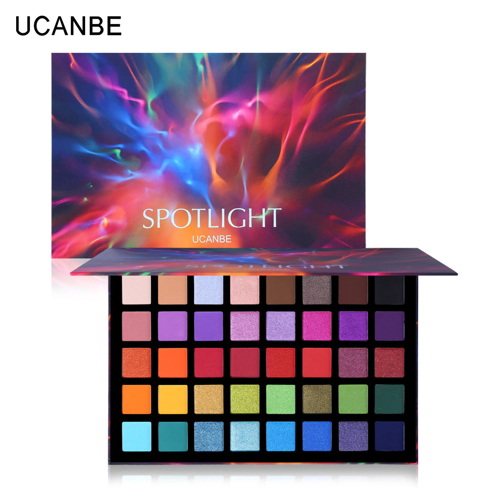 Ucanbe 40 Color Spotlight Shimmering Matte Color Eyeshadow Palette