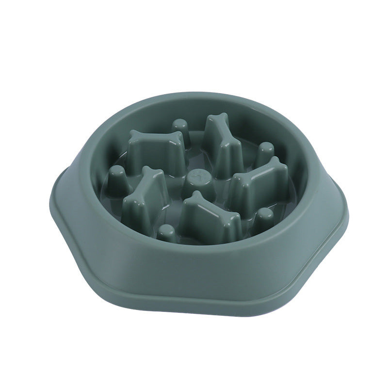 Anti-Choking Pet Slow Food Bowl Bone Shaped - DromedarShop.com Online Boutique