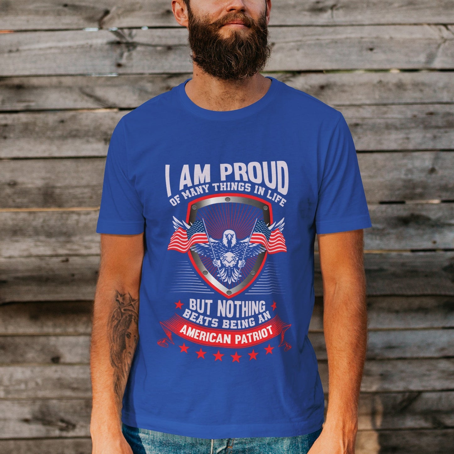 Unisex Short Sleeve Crew Neck Cotton Jersey T-Shirt USA 50