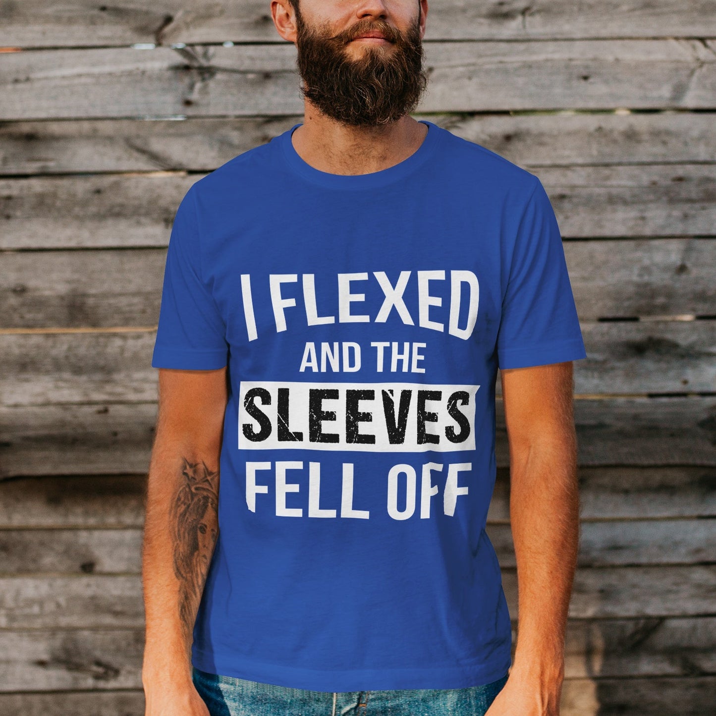 Unisex Short Sleeve Crew Neck Cotton Jersey T-Shirt Gym No. 05 - Tara-Outfits.com