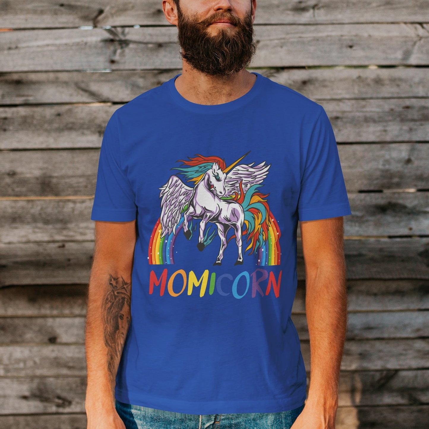 Unisex Short Sleeve Crew Neck Cotton Jersey T-Shirt MOM 09