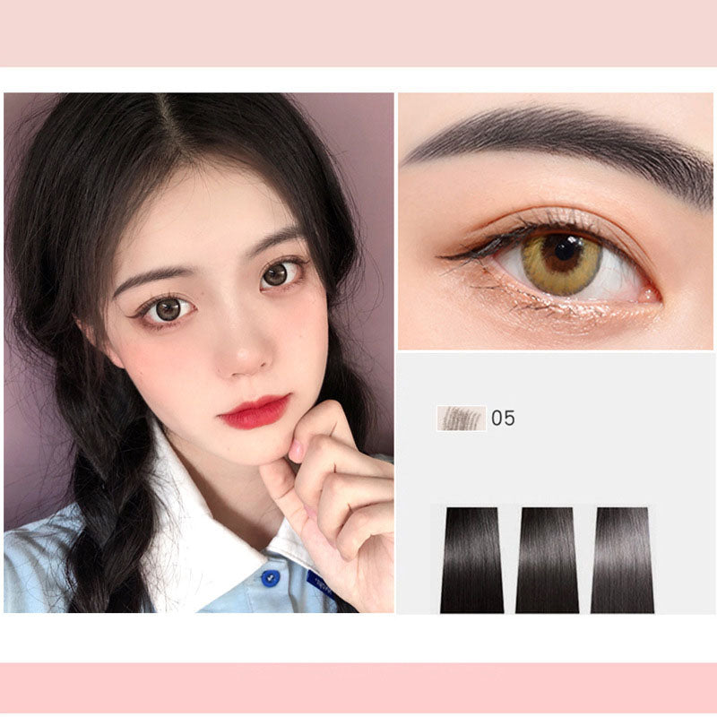 Four-Headed Bifurcated Eyebrow Pencil