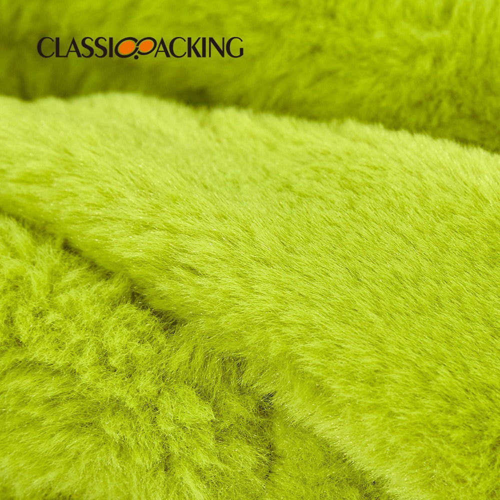 Woman Solid Mini Plush Bag