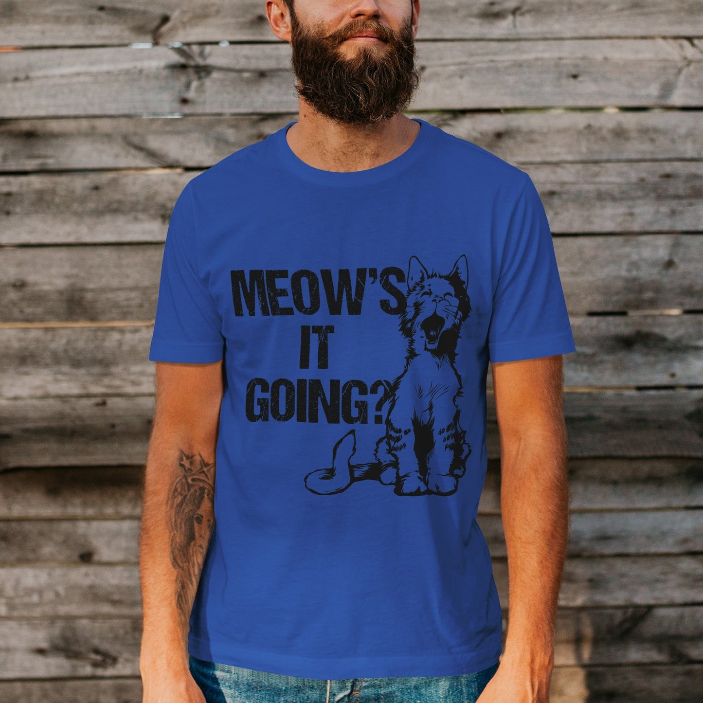 Unisex Short Sleeve Crew Neck Cotton Jersey T-Shirt CAT 31 - Tara-Outfits.com