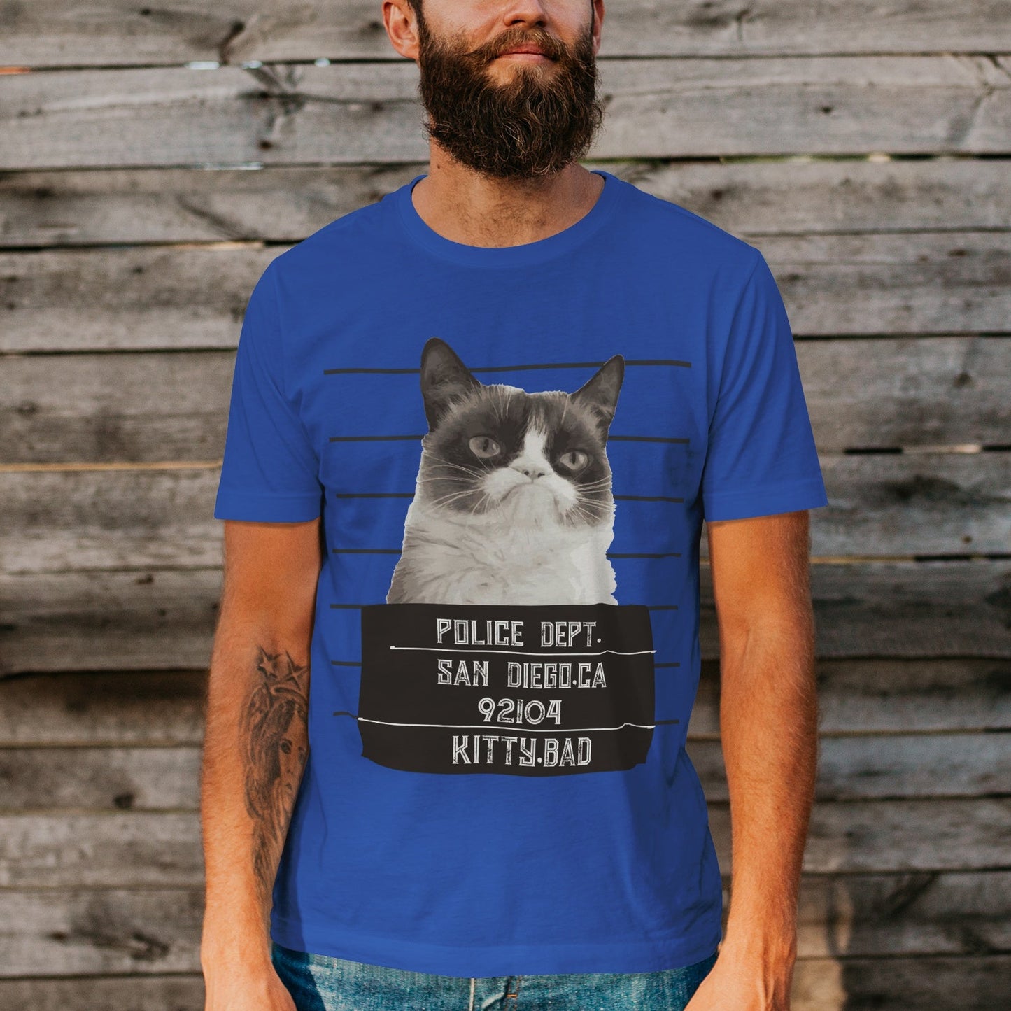 Unisex Short Sleeve Crew Neck Cotton Jersey T-Shirt CAT 12 - Tara-Outfits.com