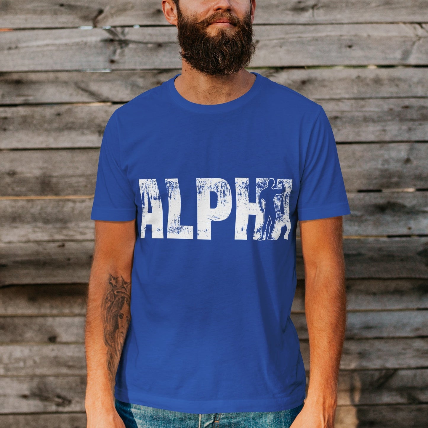 Unisex Short Sleeve Crew Neck Cotton Jersey T-Shirt Gym No. 04 - Tara-Outfits.com