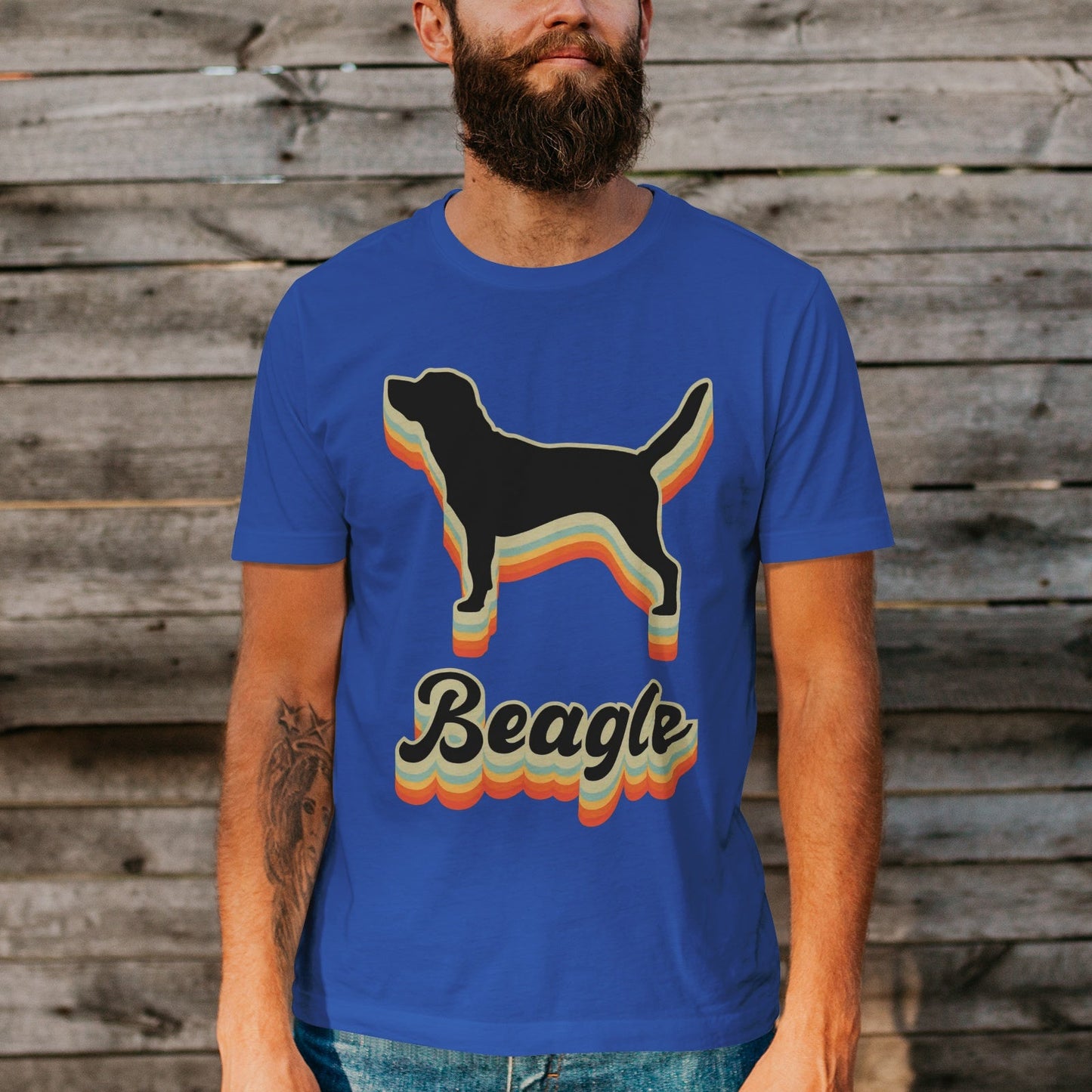 Unisex Short Sleeve Crew Neck Cotton Jersey T-Shirt DOG 30