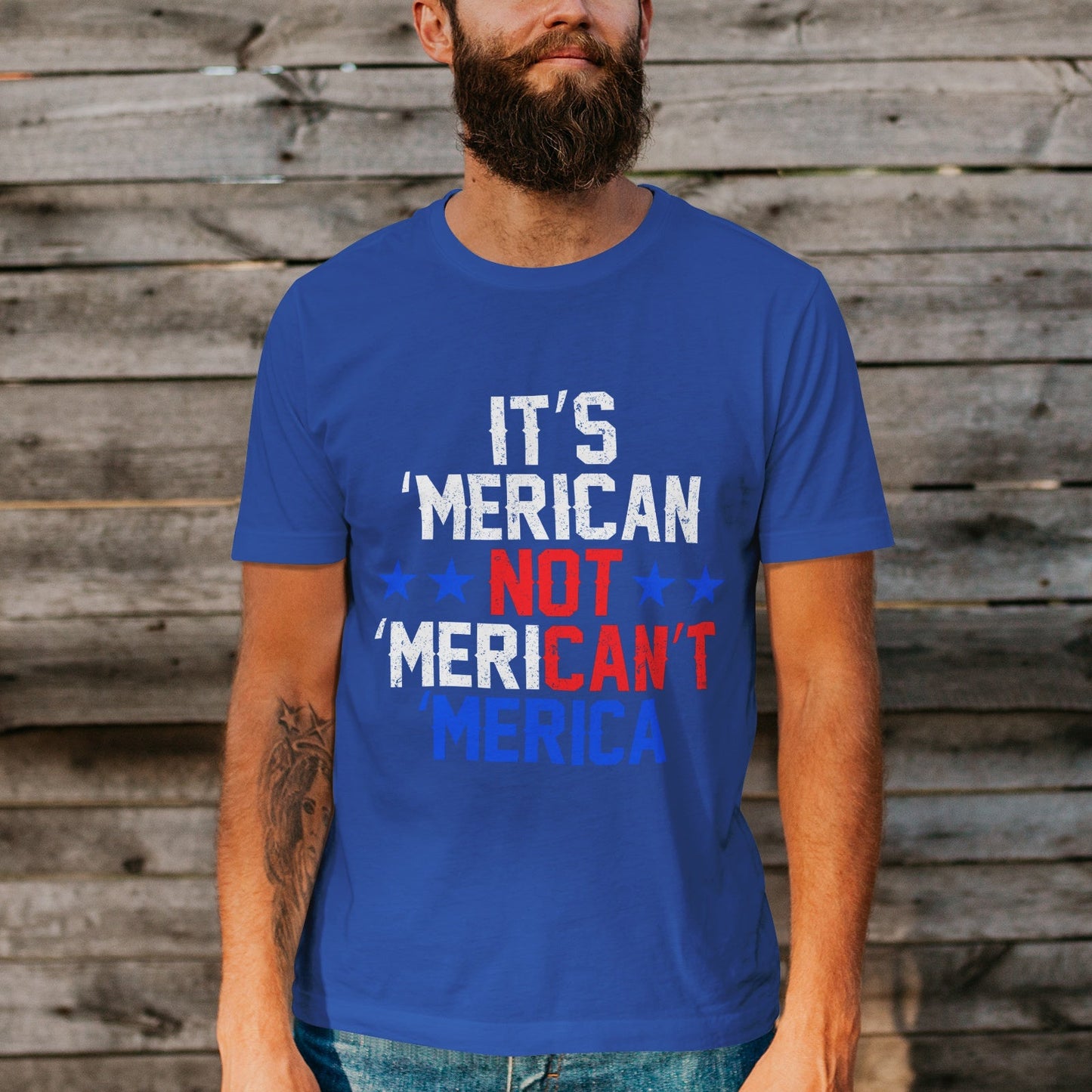 Unisex Short Sleeve Crew Neck Cotton Jersey T-Shirt USA 04