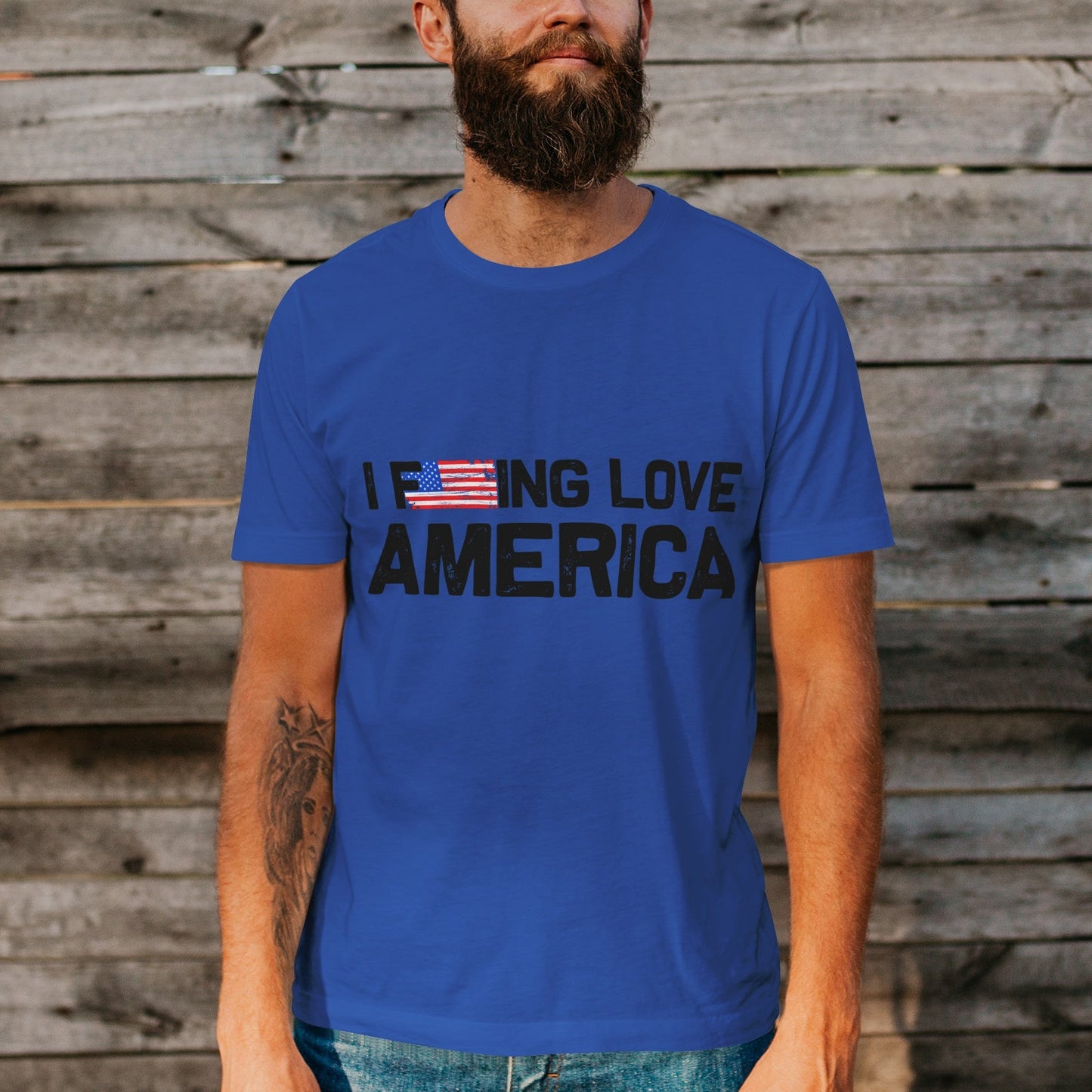 Unisex Short Sleeve Crew Neck Cotton Jersey T-Shirt USA 21