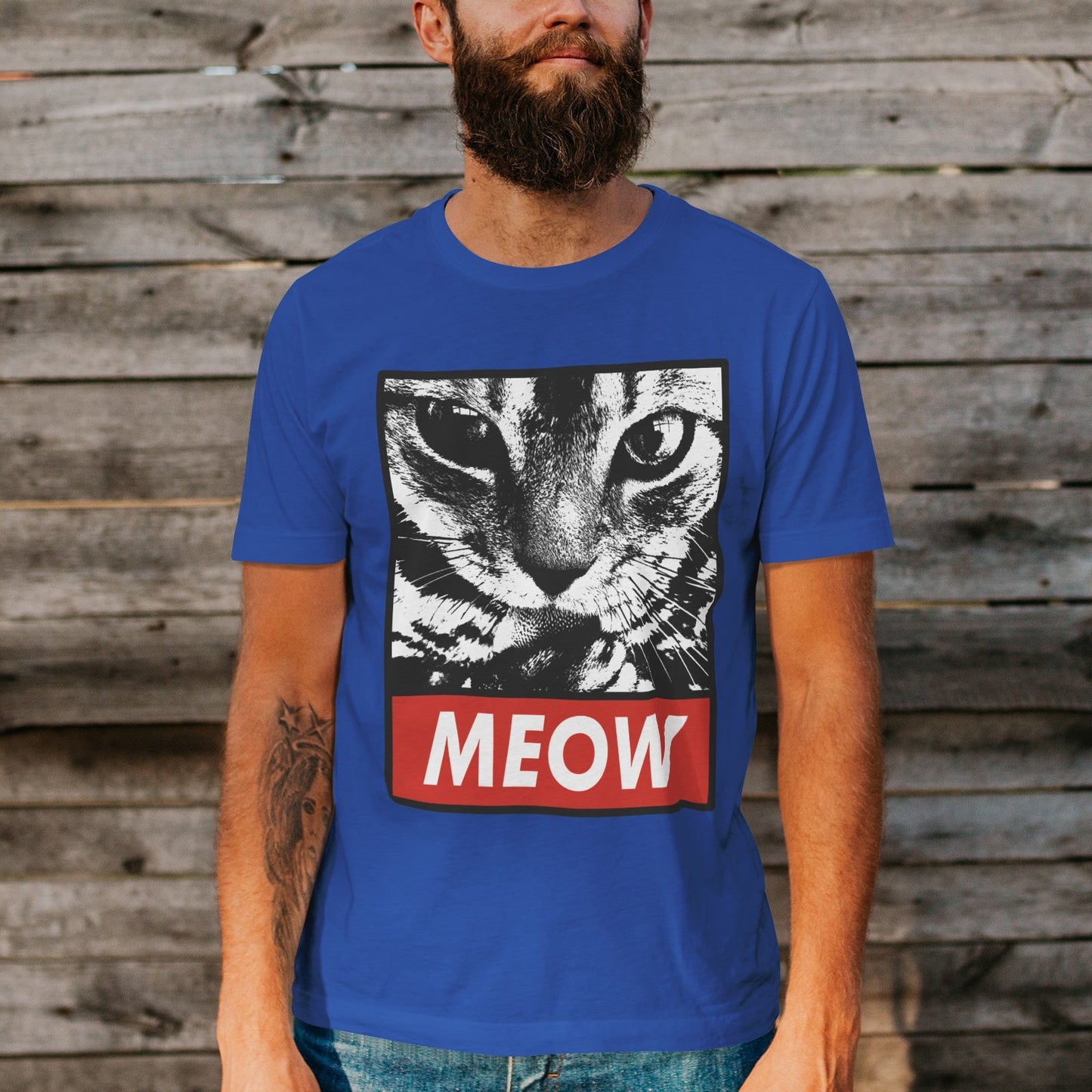 Unisex Short Sleeve Crew Neck Cotton Jersey T-Shirt CAT 42 - Tara-Outfits.com