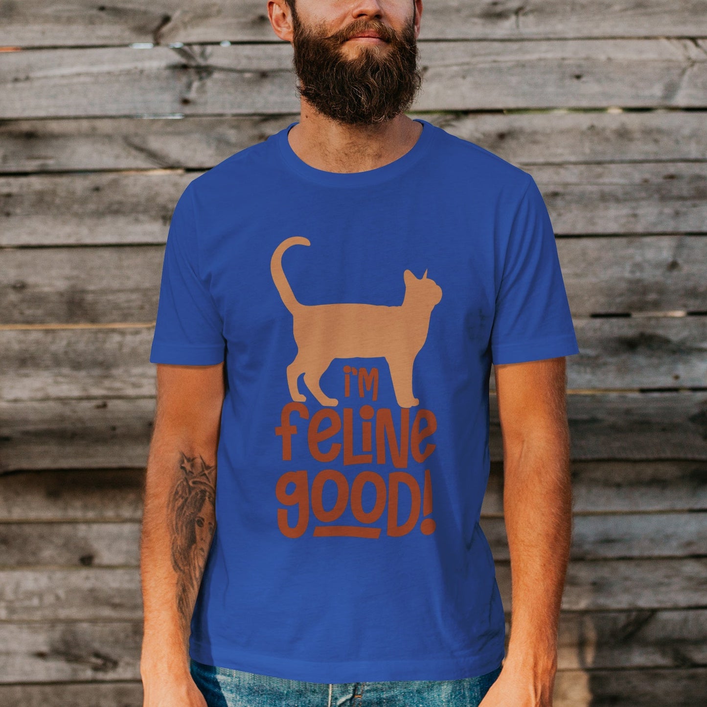 Unisex Short Sleeve Crew Neck Cotton Jersey T-Shirt CAT 50 - Tara-Outfits.com