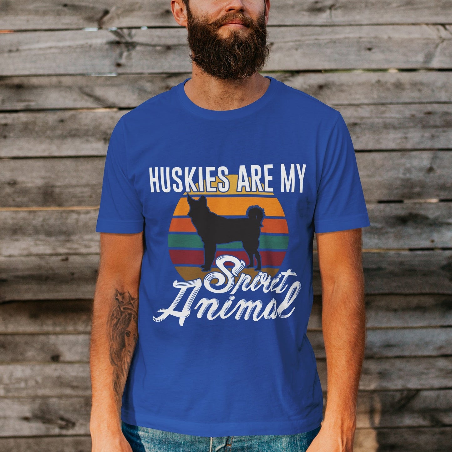 Unisex Short Sleeve Crew Neck Cotton Jersey T-Shirt DOG 10 - Tara-Outfits.com