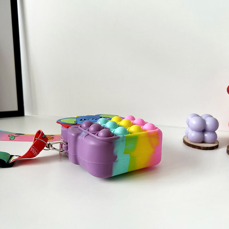 Bubble Children's Silicone Bag Crossbody Fashion