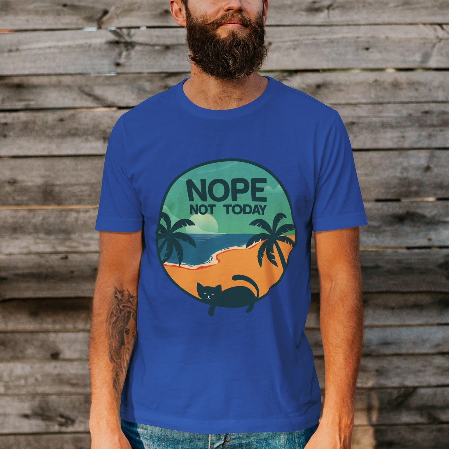 Unisex Short Sleeve Crew Neck Cotton Jersey T-Shirt CAT 45 - Tara-Outfits.com