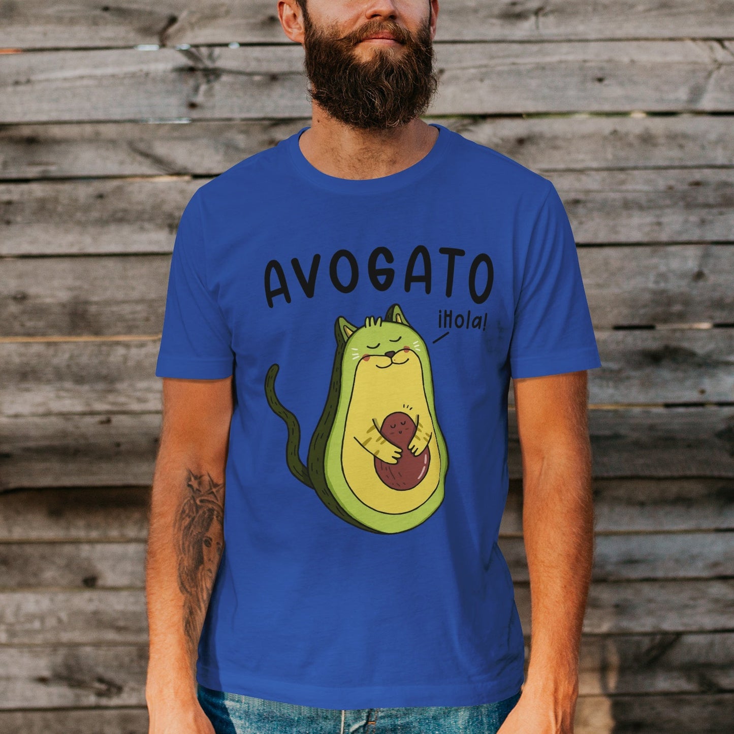 Unisex Short Sleeve Crew Neck Cotton Jersey T-Shirt CAT 34 - Tara-Outfits.com