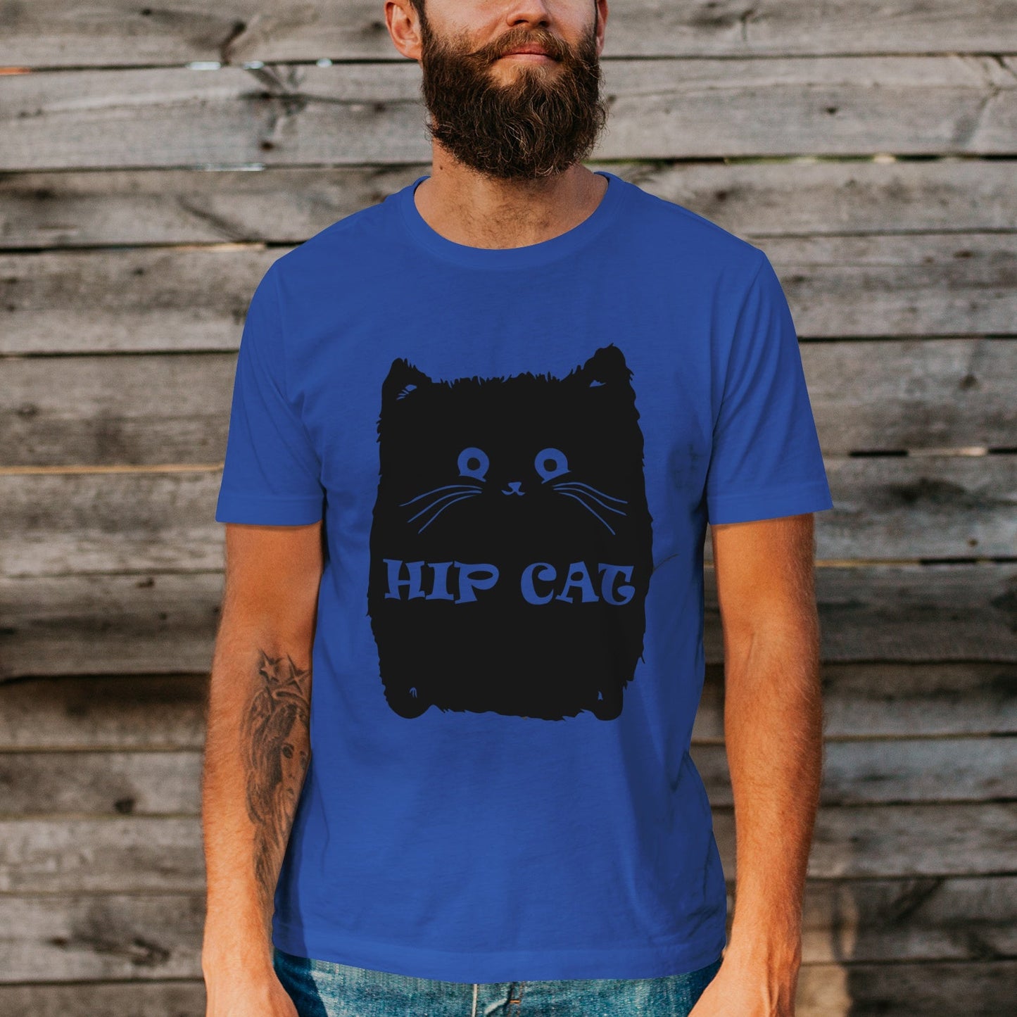 Unisex Short Sleeve Crew Neck Cotton Jersey T-Shirt CAT 13 - Tara-Outfits.com