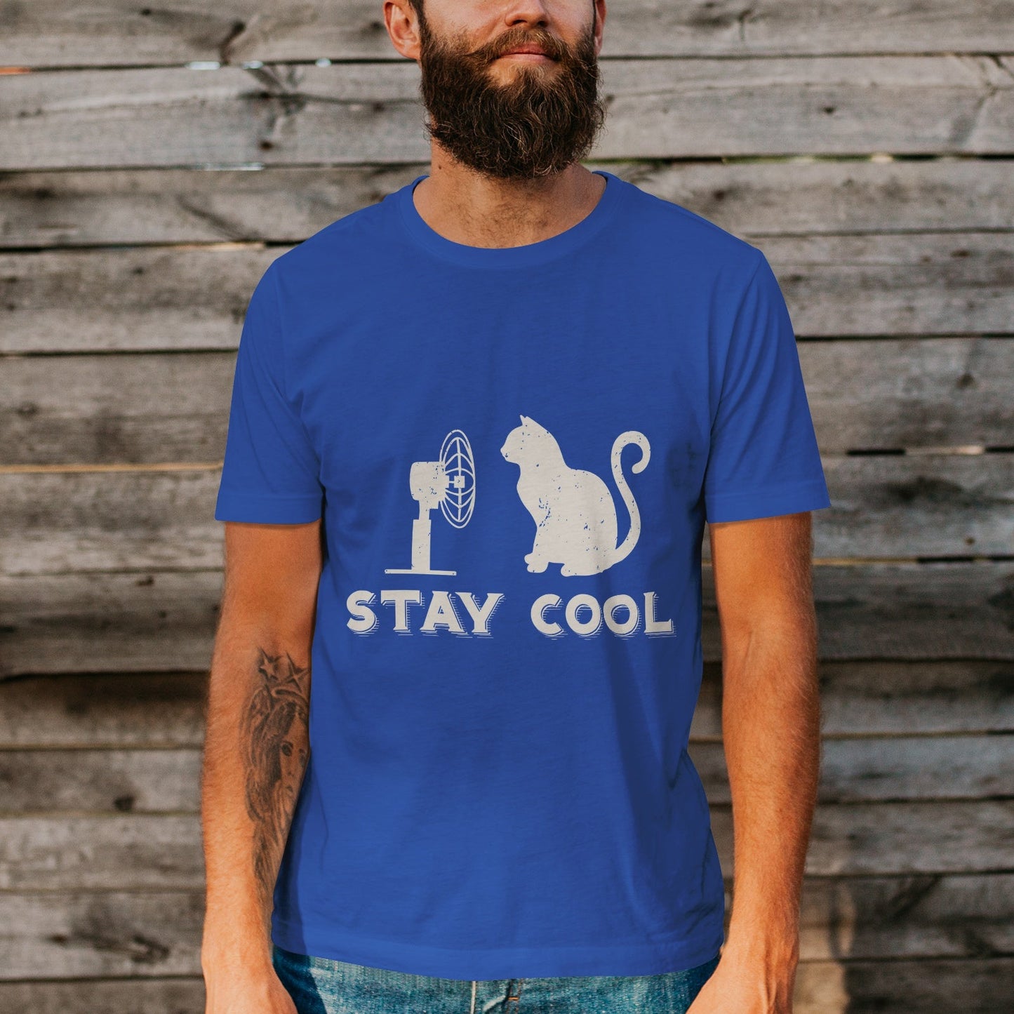 Unisex Short Sleeve Crew Neck Cotton Jersey T-Shirt CAT 29 - Tara-Outfits.com