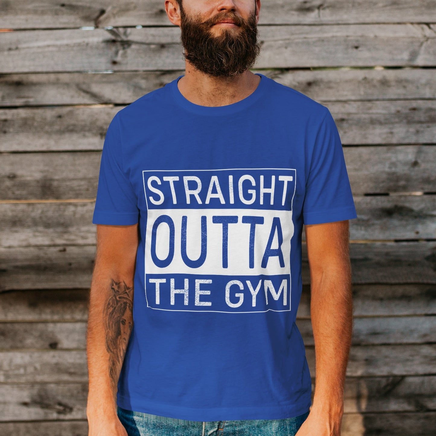 Unisex Short Sleeve Crew Neck Cotton Jersey T-Shirt Gym No. 13 - Tara-Outfits.com