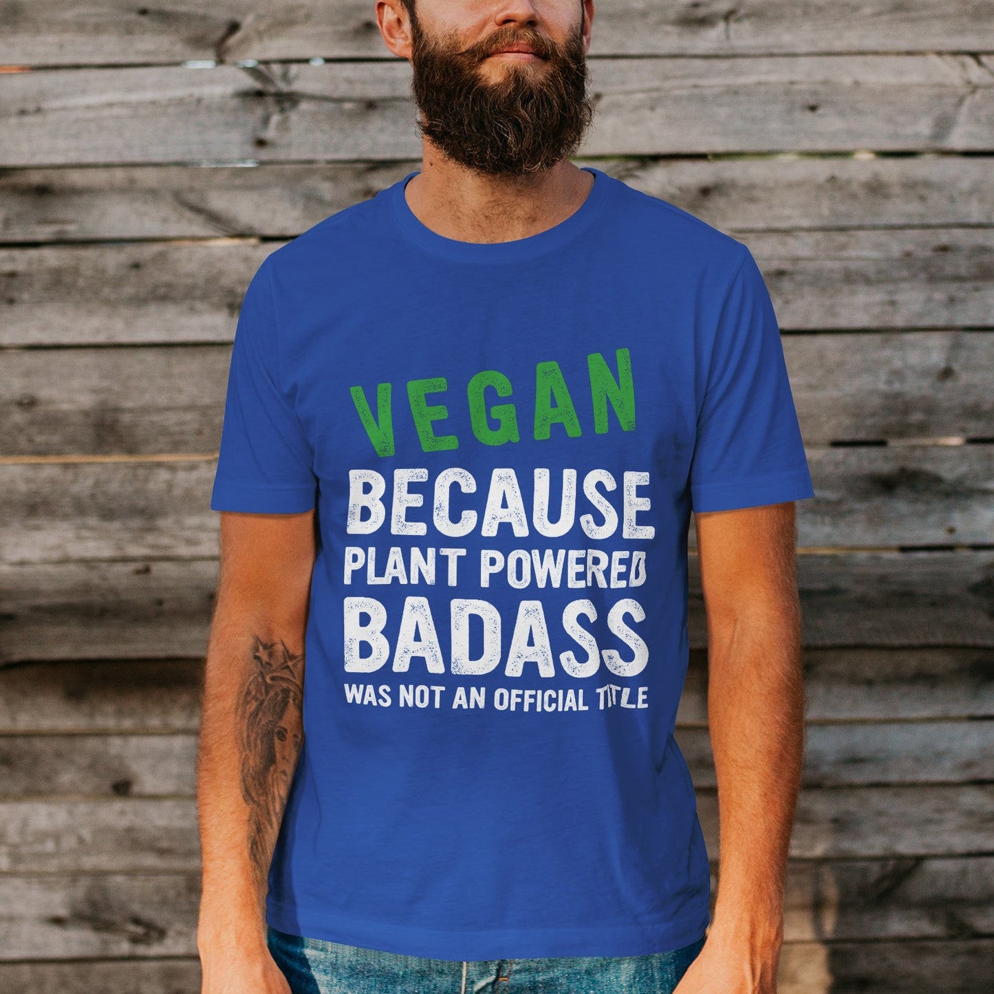 Unisex Short Sleeve Crew Neck Cotton Jersey T-Shirt VEGAN 18