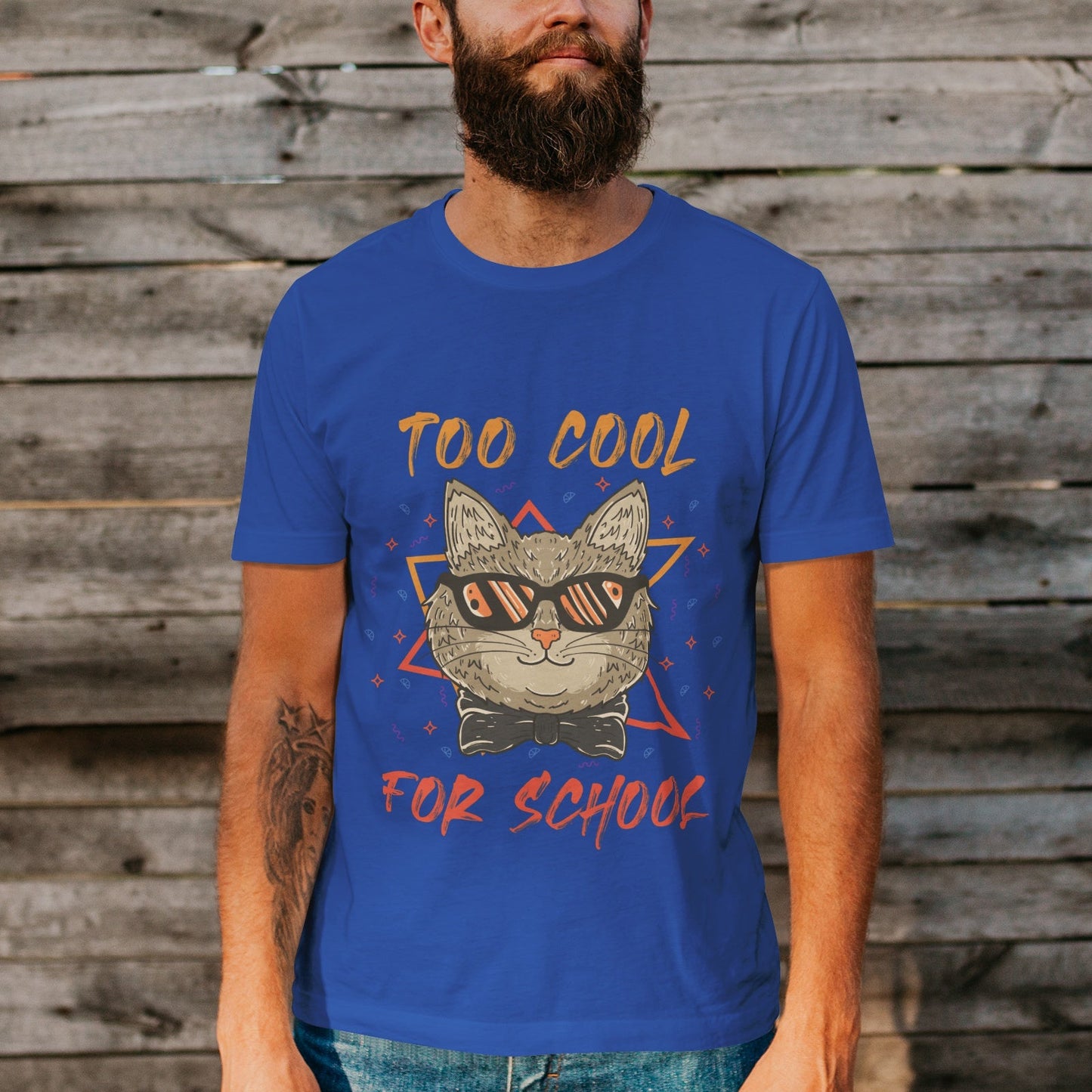 Unisex Short Sleeve Crew Neck Cotton Jersey T-Shirt CAT 32 - Tara-Outfits.com