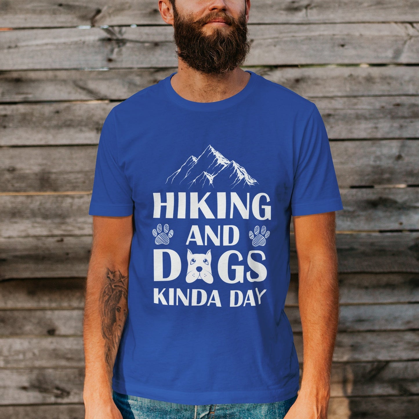 Unisex Short Sleeve Crew Neck Cotton Jersey T-Shirt DOG 25 - Tara-Outfits.com