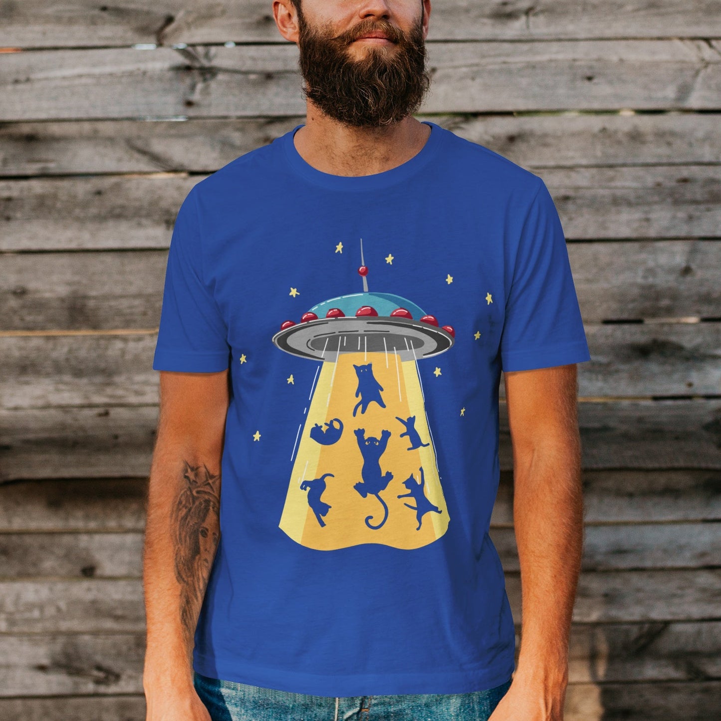 Unisex Short Sleeve Crew Neck Cotton Jersey T-Shirt CAT 11 - Tara-Outfits.com