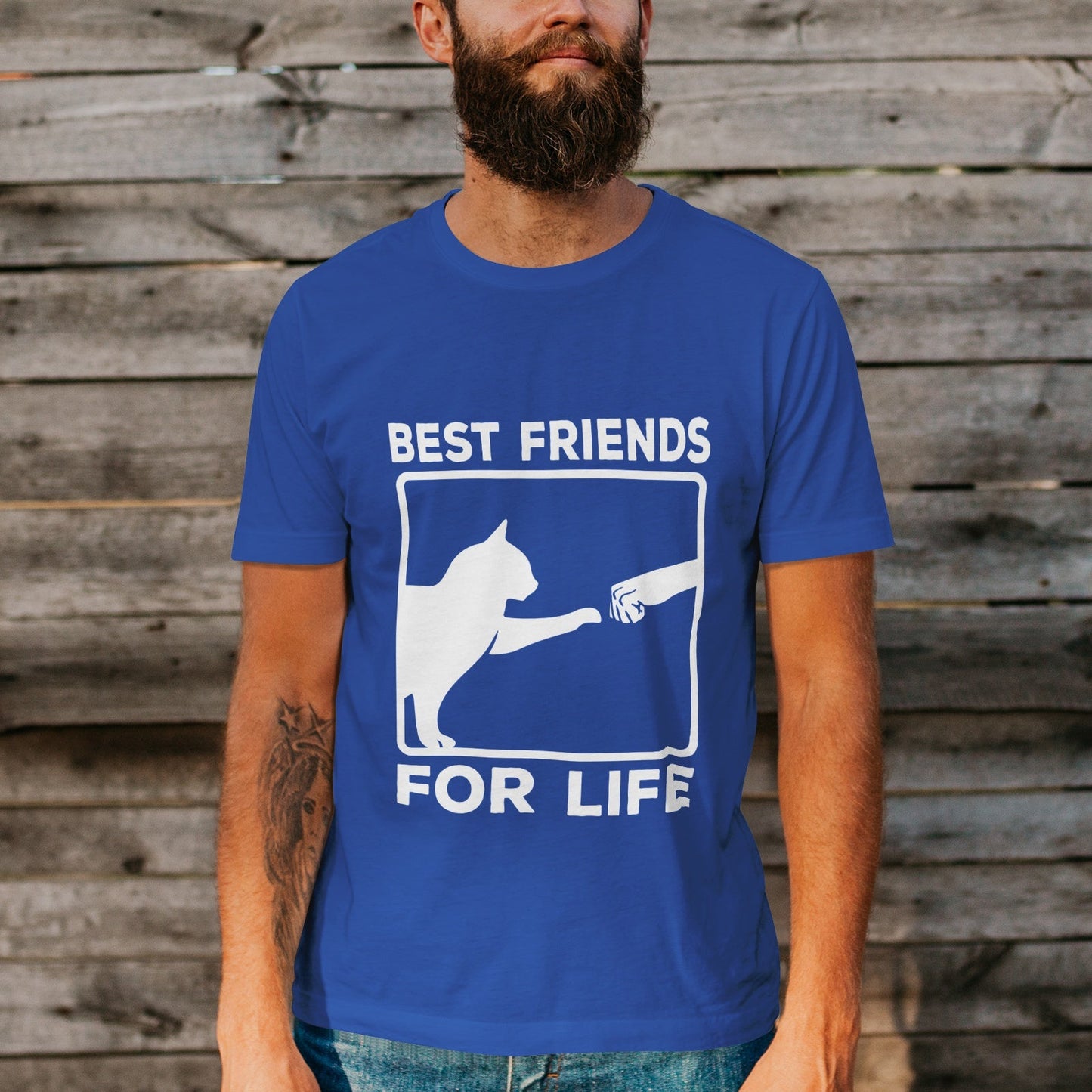 Unisex Short Sleeve Crew Neck Cotton Jersey T-Shirt CAT 49 - Tara-Outfits.com