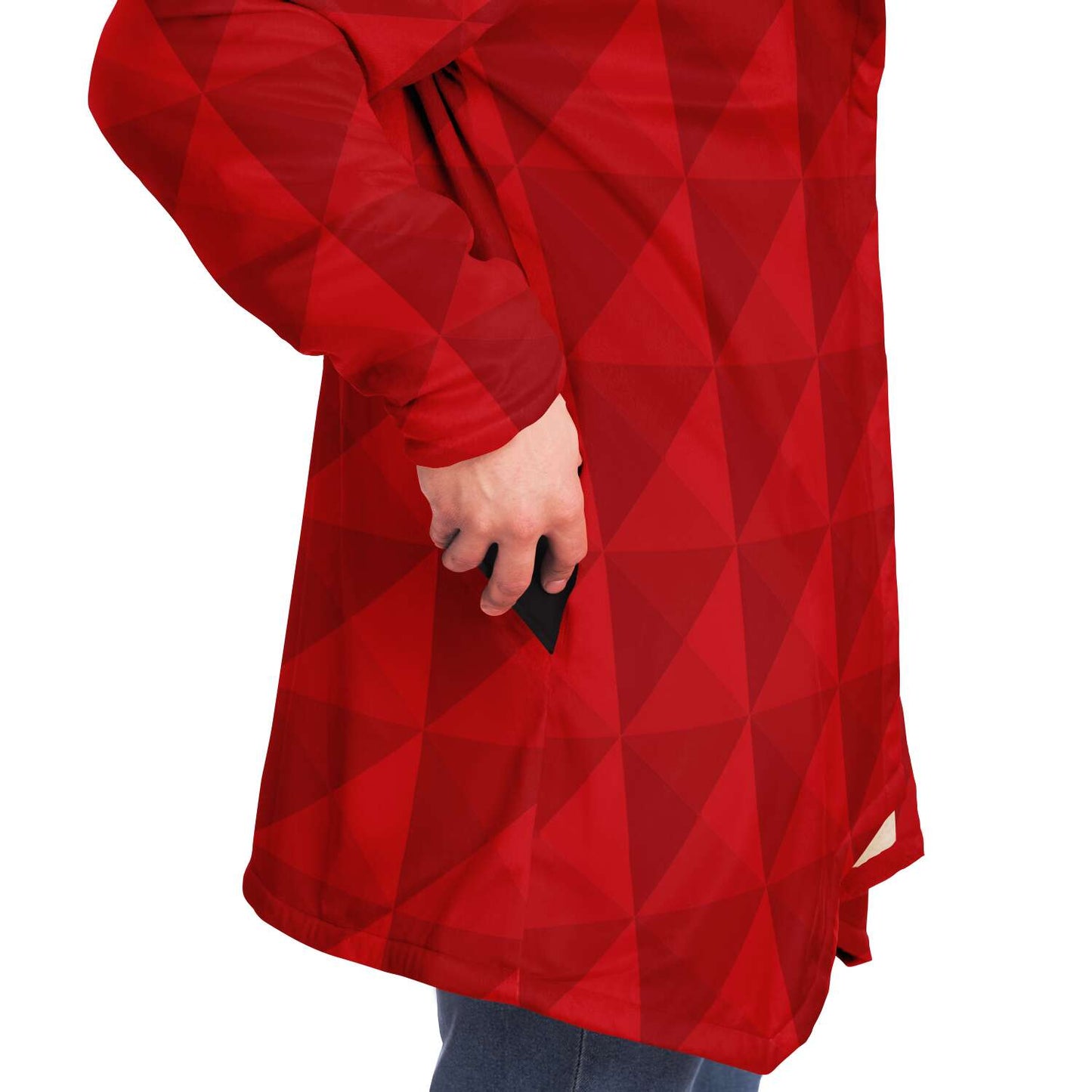 Red Diamond Microfleece Cloak DromedarShop.com Online Boutique