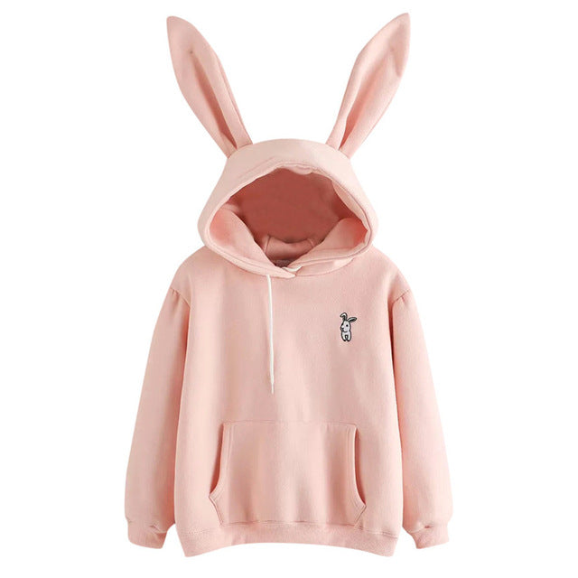 Hoodies Rabbit Ear Sweatshirt DromedarShop.com Online Boutique