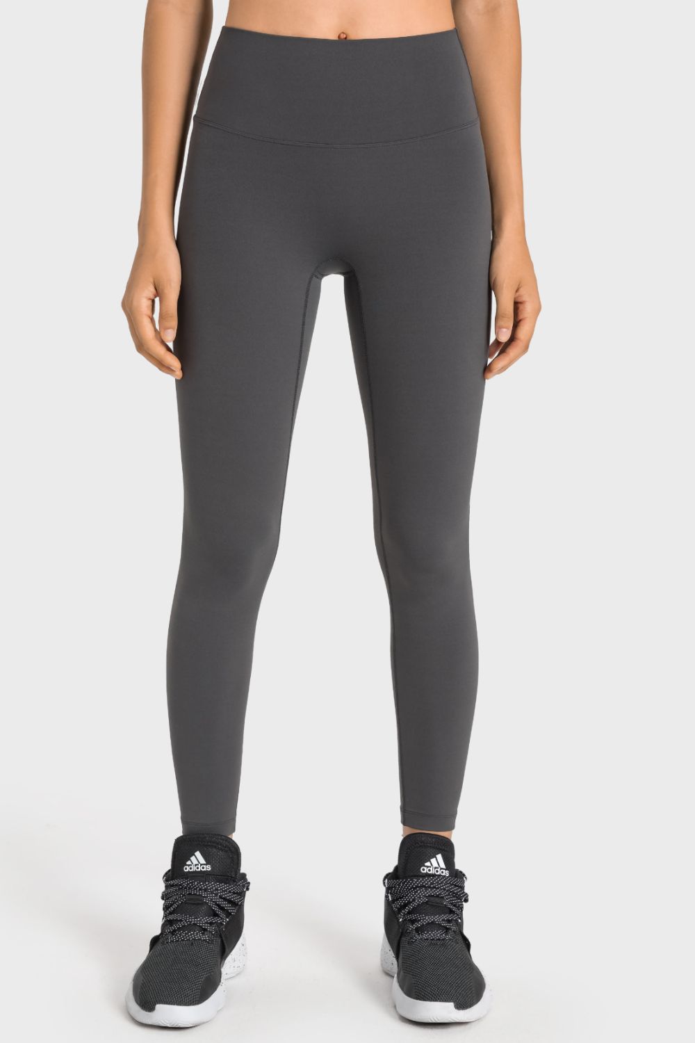 High-Rise Wide Waistband Yoga Leggings - DromedarShop.com Online Boutique