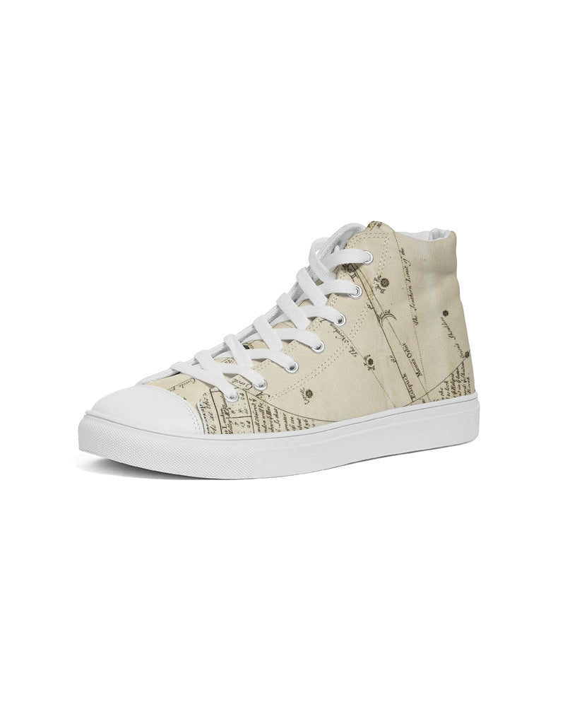 Planets Men's Hightop Canvas Shoe DromedarShop.com Online Boutique