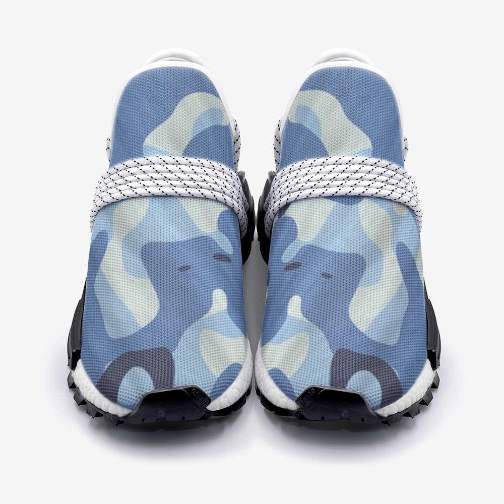 Blue Maniac Camouflage Unisex Lightweight Sneaker S-1 Boost DromedarShop.com Online Boutique