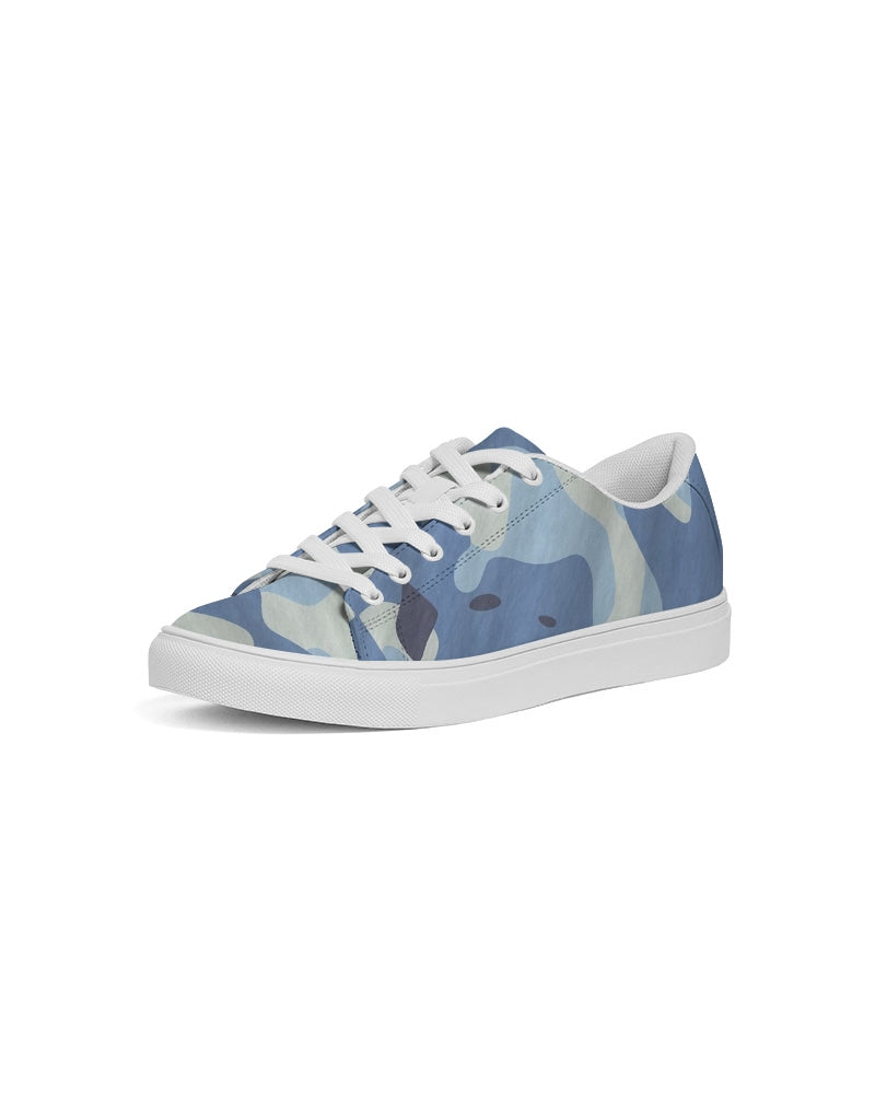 Blue Maniac Camouflage Women's Faux-Leather Sneaker DromedarShop.com Online Boutique