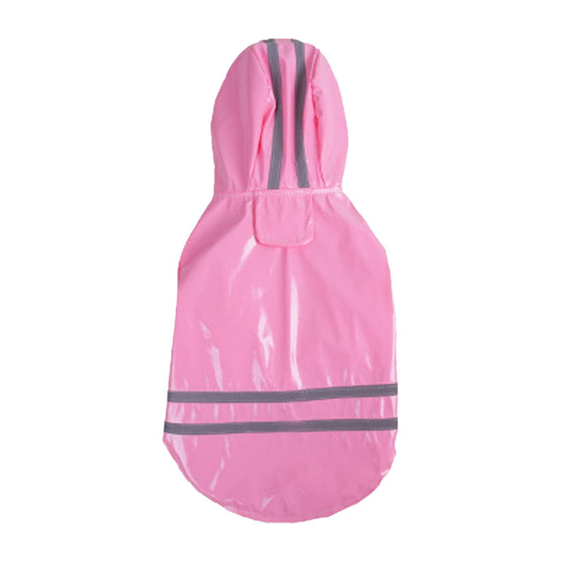 Puppy Pet Rain Coat Hoody Waterproof Jackets PU DromedarShop.com Online Boutique