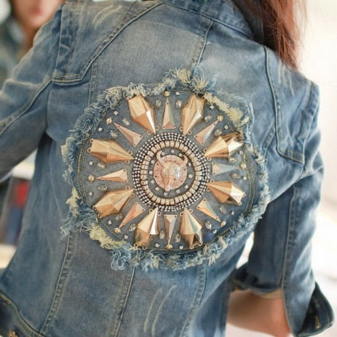 Cowboy Coats , Women's Denim Blue Jacket DromedarShop.com Online Boutique