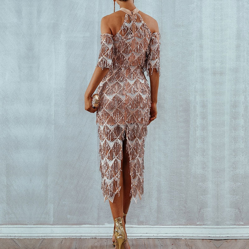 Elegant Party Dress DromedarShop.com Online Boutique