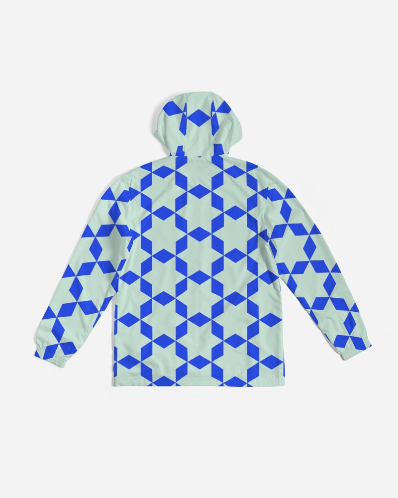 The Miracle of the East Blue Arabic-pattern Men's Windbreaker DromedarShop.com Online Boutique