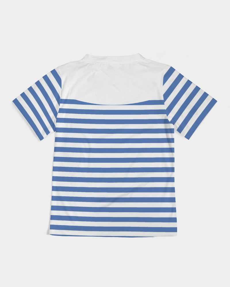 Navy Blue Stripes Kids Tee DromedarShop.com Online Boutique