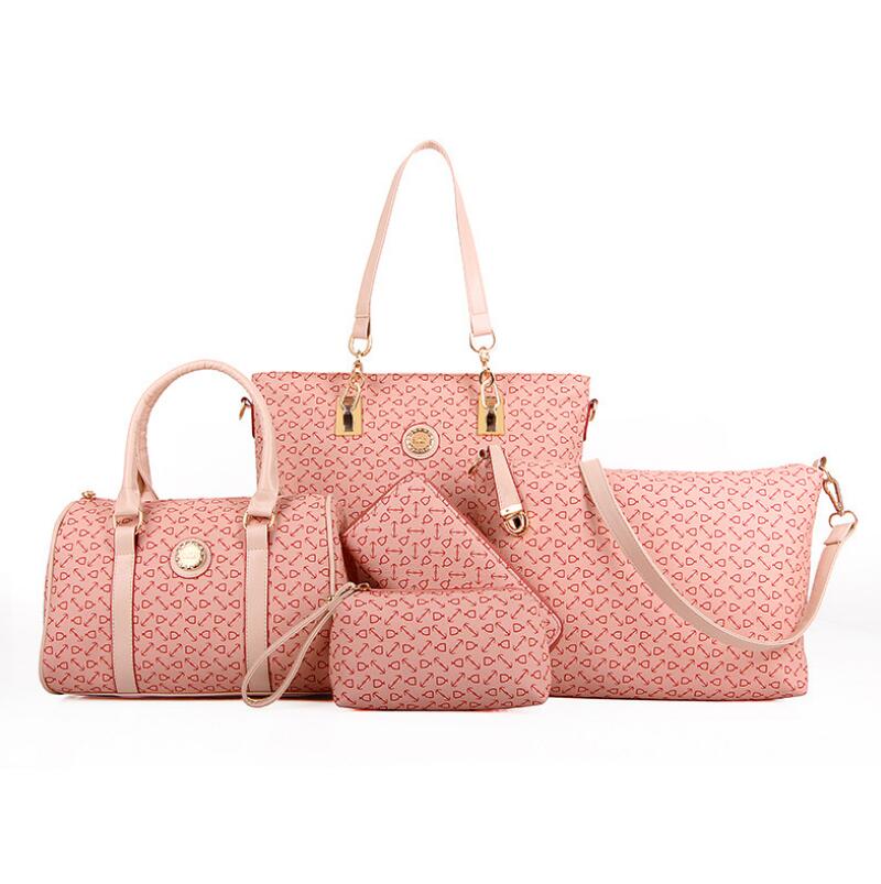 Women Vegan Leather Bag Set DromedarShop.com Online Boutique