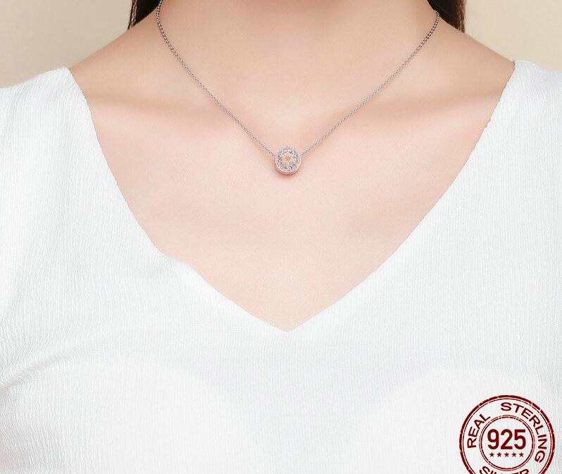 Neklace and Bracelet Pendant 925 Sterling Silver, Zircon stone DromedarShop.com Online Boutique