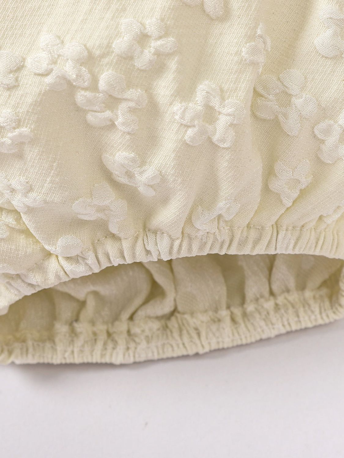 Baby Girl Floral Bow Detail Round Neck Bodysuit - DromedarShop.com Online Boutique