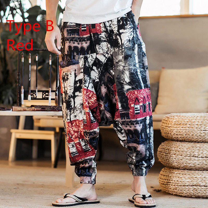 Baggy Cotton Pants for Men - DromedarShop.com Online Boutique