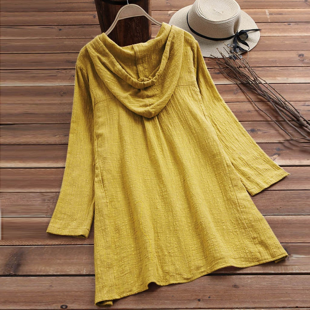 Women Plus Size Summer Hoodies Dress DromedarShop.com Online Boutique